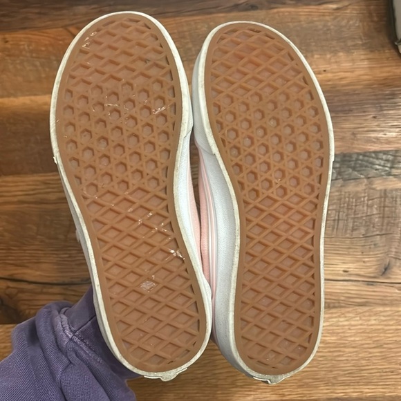Vans® Ward Girls' Shoes Pink Canvas Size 3 - Picture 7 of 12